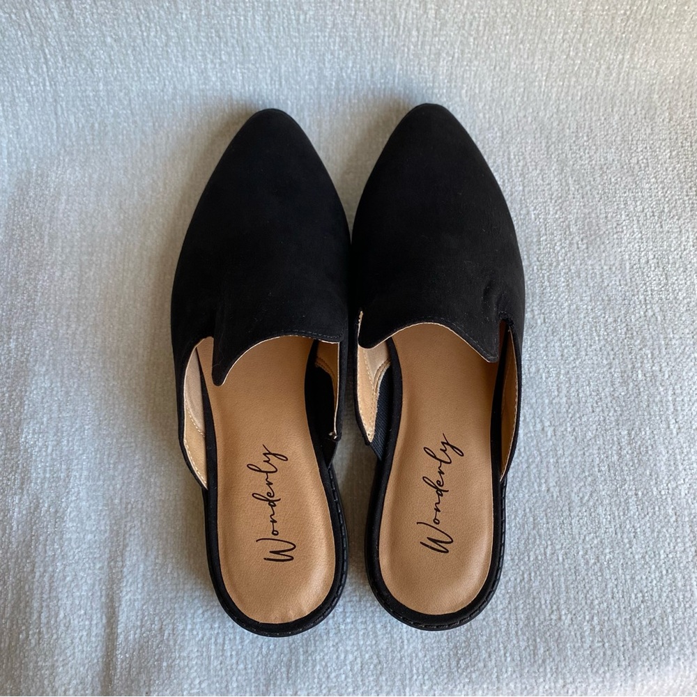 Wonderly Black Women's Mules - Picture 1 of 6